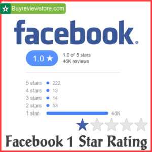 Buy Facebook 1 Star Rating