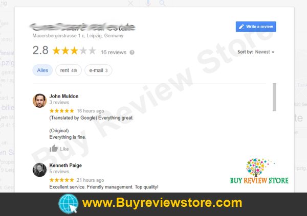 Google Places 5 Star Reviews Proof 10