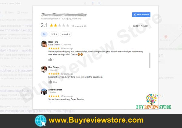 Google Places 5 Star Reviews Proof 6