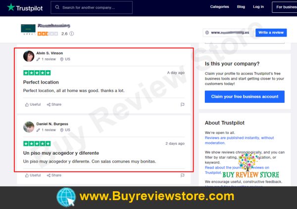 Trustpilot 5 Star Rating & Reviews Proof 1