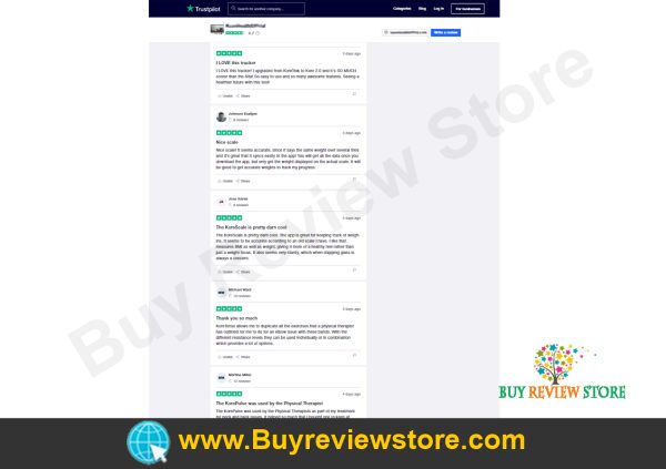 Trustpilot 5 Star Rating & Reviews Proof 5