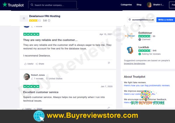 Trustpilot 5 Star Rating & Reviews Proof 7