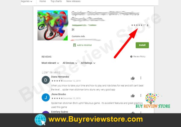 Android App Install Ratings And Customer Review Proof 5