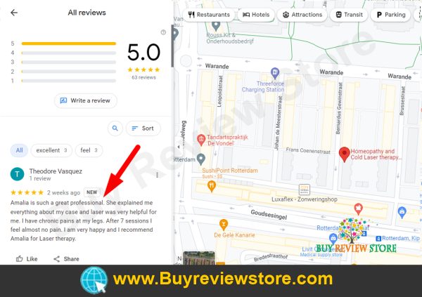 Google Business 5 Star Reviews Proof 4