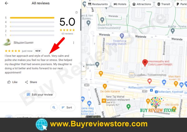 Google Business 5 Star Reviews Proof